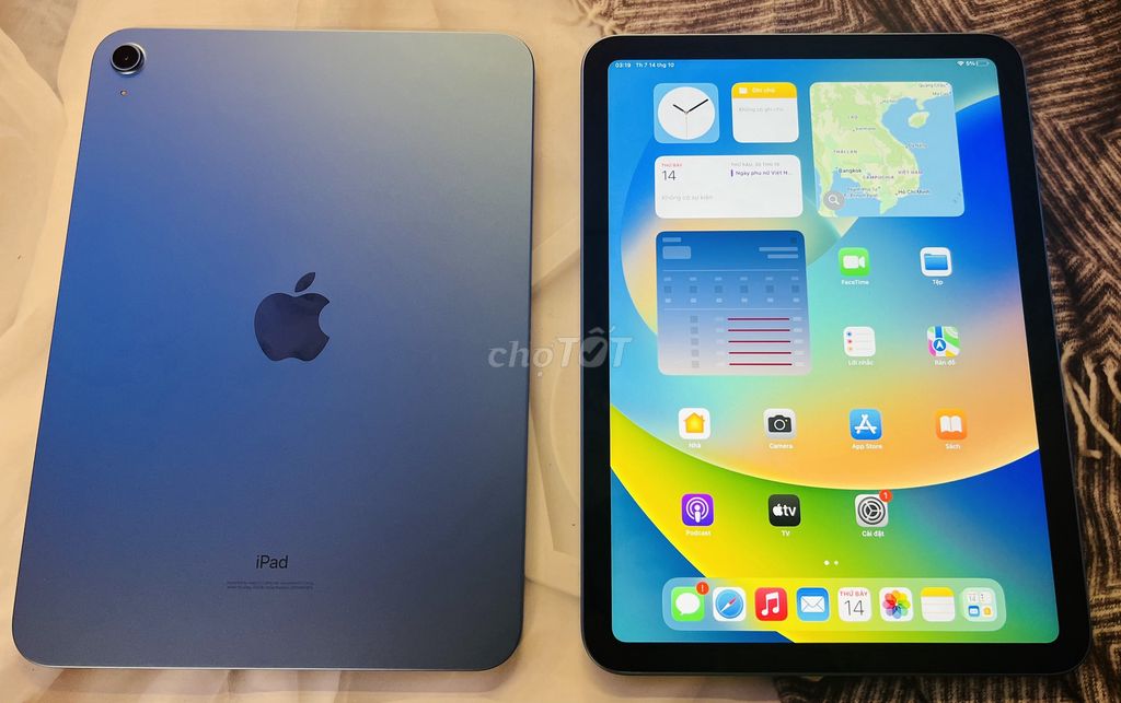 iPad Gen 10 64GB WiFi, Máy Đẹp, Pin 100 , CBH Dài