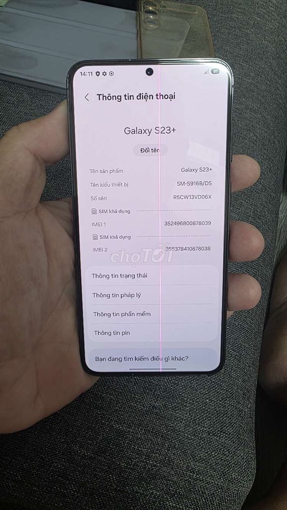 Samsung Galaxy S23+ 8GB/256GB Đen. Mua bán Điện thoại tại Quận Bình Tân Tp Hồ Chí Minh được đăng bởi Phúc hình 1