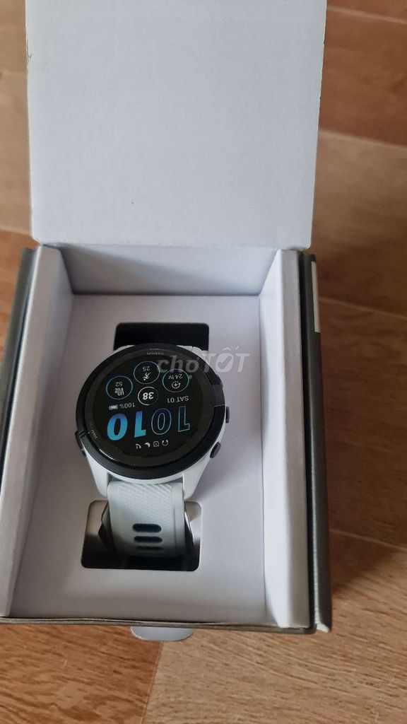Garmin Forerunner 265 Trắng. Mua bán Thiết bị đeo thông minh tại Thành phố Thủ Đức Tp Hồ Chí Minh được đăng bởi trần quang tú hình 1