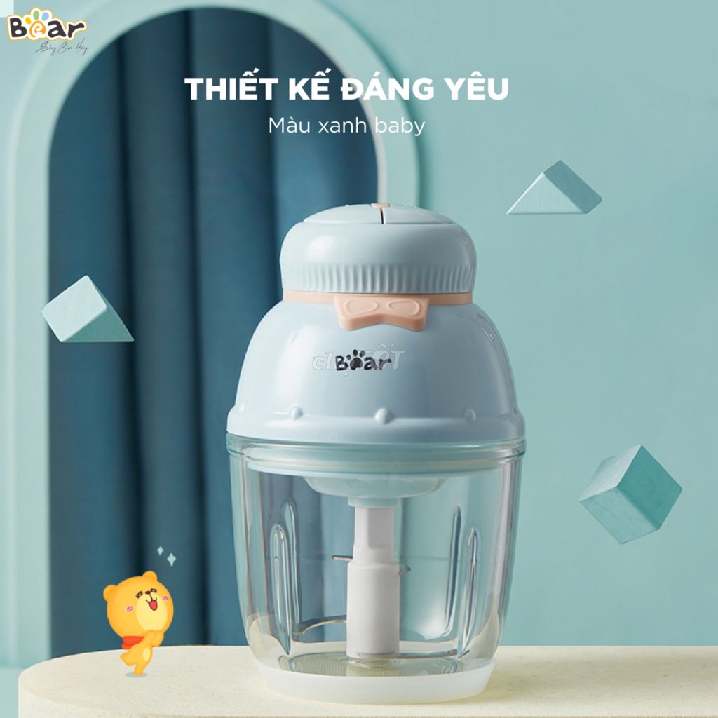 Máy xay ăn dặm 0,6L Bear Xay đa năng, tiện dụng c