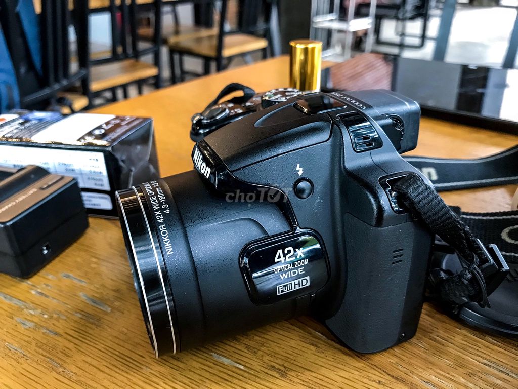 0767754321 - Nguyên bộ máy ảnh Nikon P53O nguyên hộp đầy đủ mới