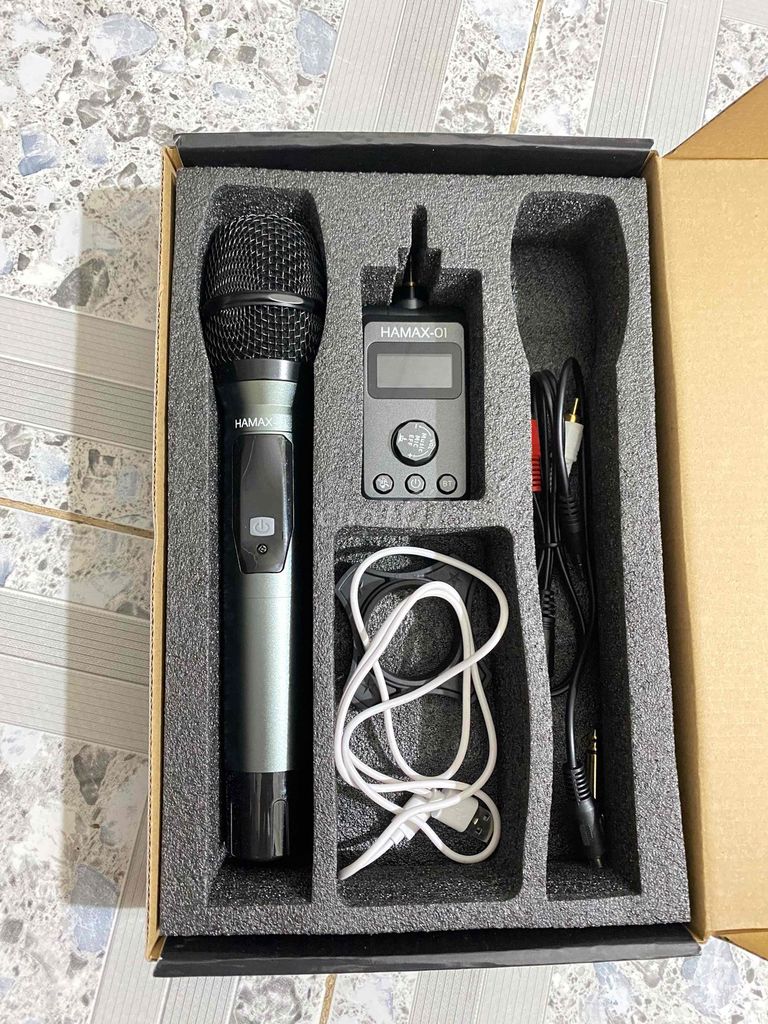 Microphone Hamax Acoustic 01 Đen. Mua bán Tivi, Âm thanh tại Thành phố Thuận An Bình Dương được đăng bởi Hùng Đoàn viết hình 1