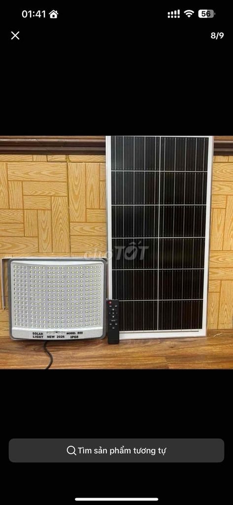 Đèn năng lượng mặt trời 800 Kim loại nhôm. Mua bán Đèn tại Quận Bình Tân Tp Hồ Chí Minh được đăng bởi Nhân Phát SoLar Light hình 1