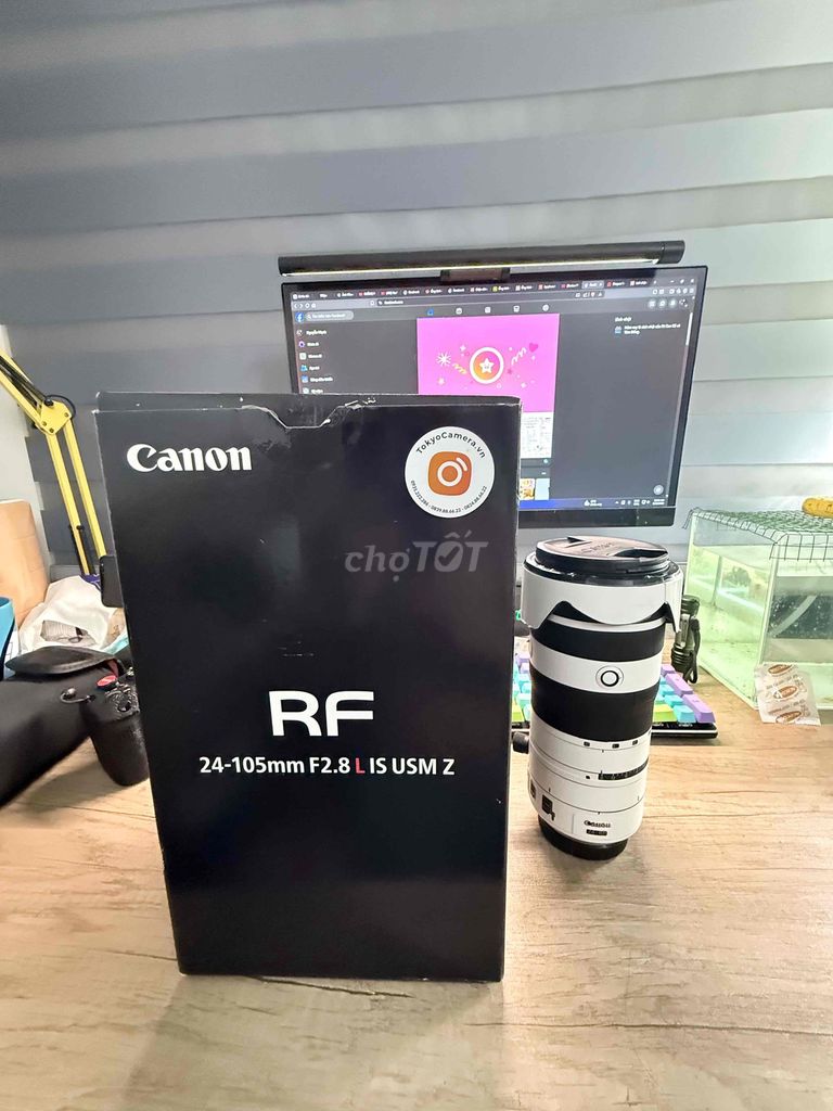 Ống kính Canon RF 24-105 f2.8USM Z Đã sử dụng. Mua bán Máy ảnh, Máy quay tại Quận Long Biên Hà Nội được đăng bởi Nguyễn Văn Mạnh hình 1