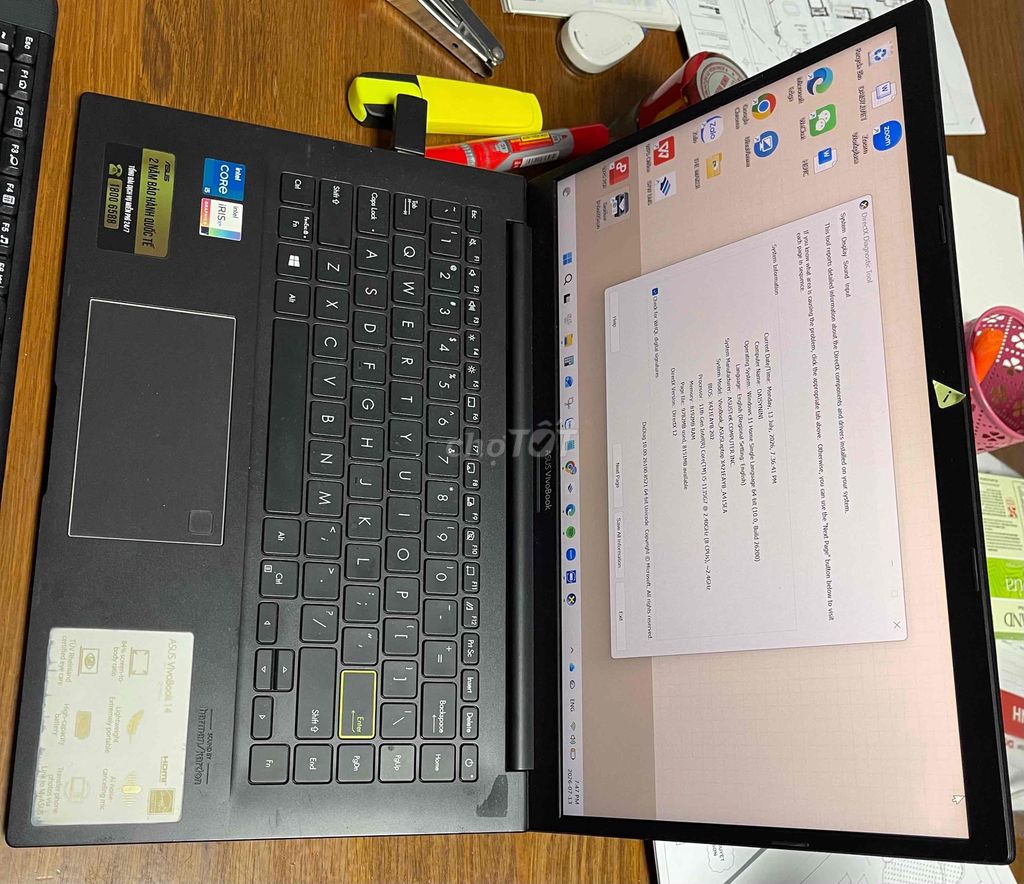 Asus Vivobook A415EA i5/1135 G7 14 inch 8GB/512GB. Mua bán Laptop tại Thành phố Thủ Dầu Một Bình Dương được đăng bởi Kenvin Nguyen hình 1