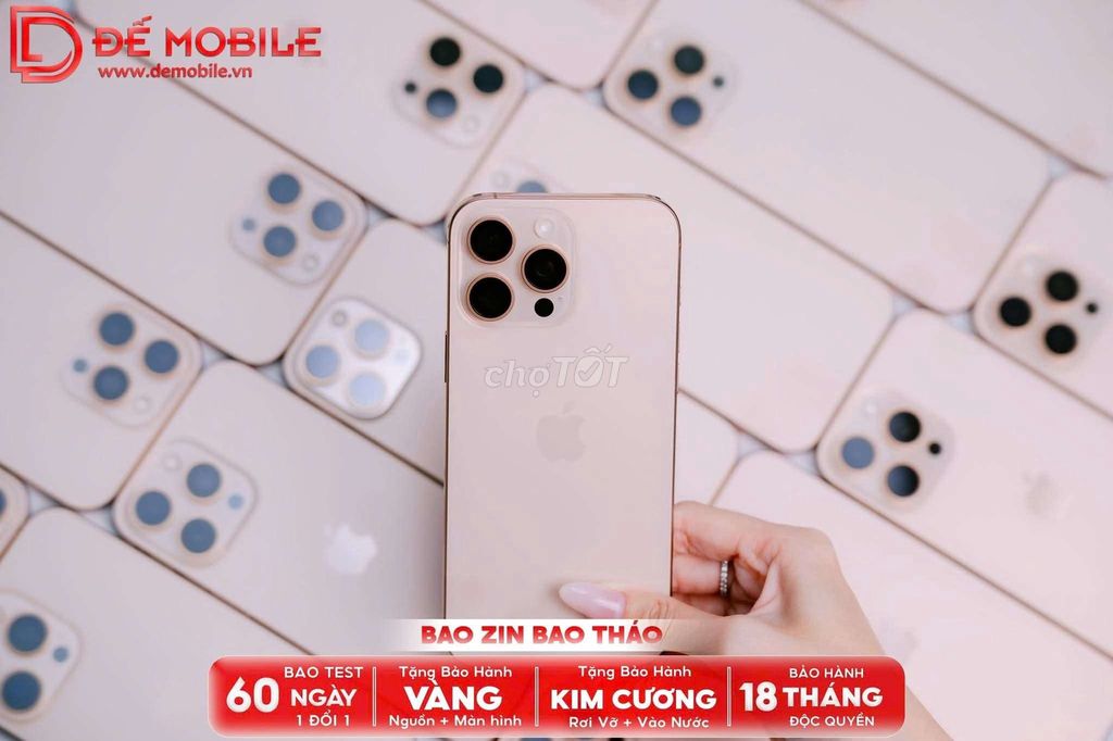 IPhone 16 Pro Max 256 - 512 Mỹ tặng BHV+ KC. Mua bán Điện thoại tại Thành phố Biên Hòa Đồng Nai được đăng bởi ĐẾ MOBILE BIÊN HOÀ hình 1