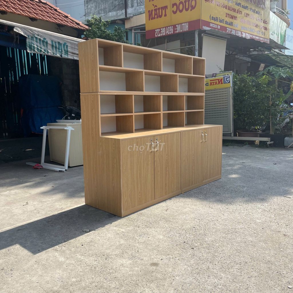 tủ kệ để hồ sơ văn phòng,tủ gổ mdf để hồ sơ