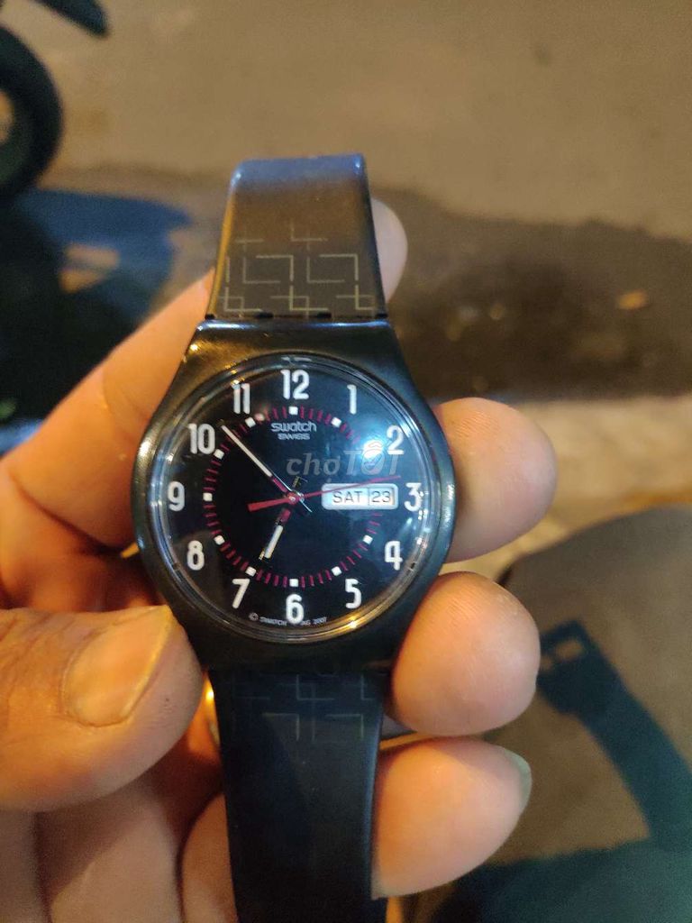 Đồng hồ Swatch swiss size 38cm máy V8 Thụy Sĩ.