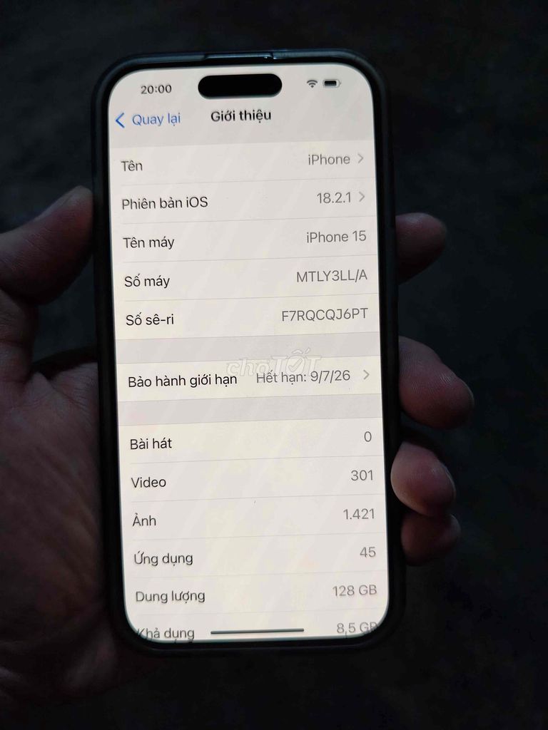 Apple iPhone 15 128GB Bản lock. Mua bán Điện thoại tại Huyện Đức Linh Bình Thuận được đăng bởi pe hình 1