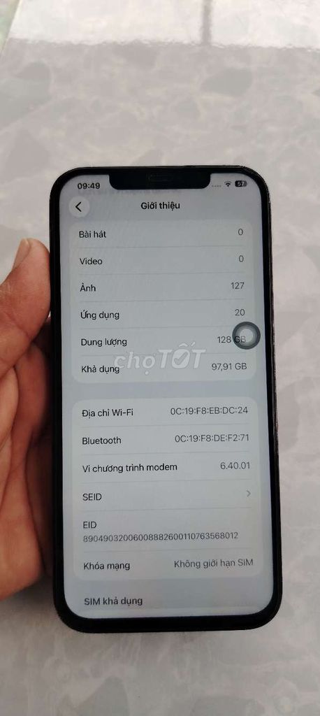 Apple iPhone 12 Pro Max 128GB Xanh. Mua bán Điện thoại tại Huyện Tiểu Cần Trà Vinh được đăng bởi Thơ hình 1