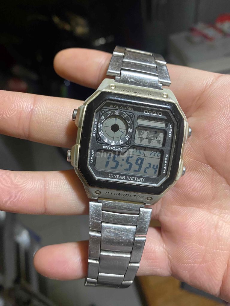 Đồng hồ Casio AE-1200WHD-1AVDF Nam. Mua bán Đồng hồ tại Thành phố Nam Định Nam Định được đăng bởi vinh hình 1