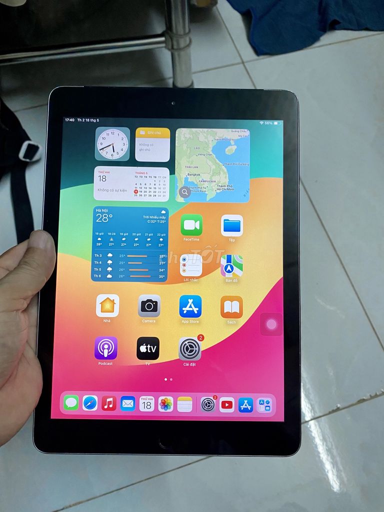 Apple iPad Gen 6 4G 32GB Xám. Mua bán Máy tính bảng tại Quận Bình Tân Tp Hồ Chí Minh được đăng bởi Nguyễn Vinh hình 1