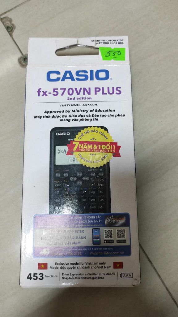 Máy tính khoa học Casio fx-570VN PLUS. Mua bán Đồ dùng văn phòng tại Quận Lê Chân Hải Phòng được đăng bởi Hạo nam hình 1
