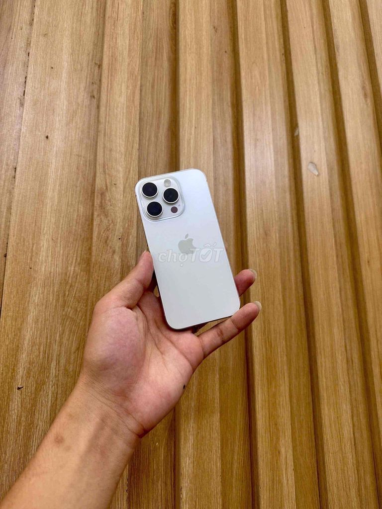 Apple iPhone 15 Pro 256GB Trắng. Mua bán Điện thoại tại Quận Đống Đa Hà Nội được đăng bởi Hanoi moibile đức hình 1