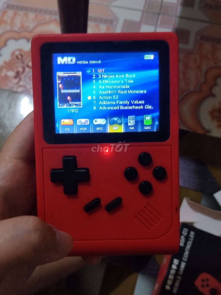Máy chơi game cầm tay GB300 Đỏ Đã sử dụng. Mua bán Thiết bị chơi game tại Huyện Cái Bè Tiền Giang được đăng bởi như quỳnh hình 1