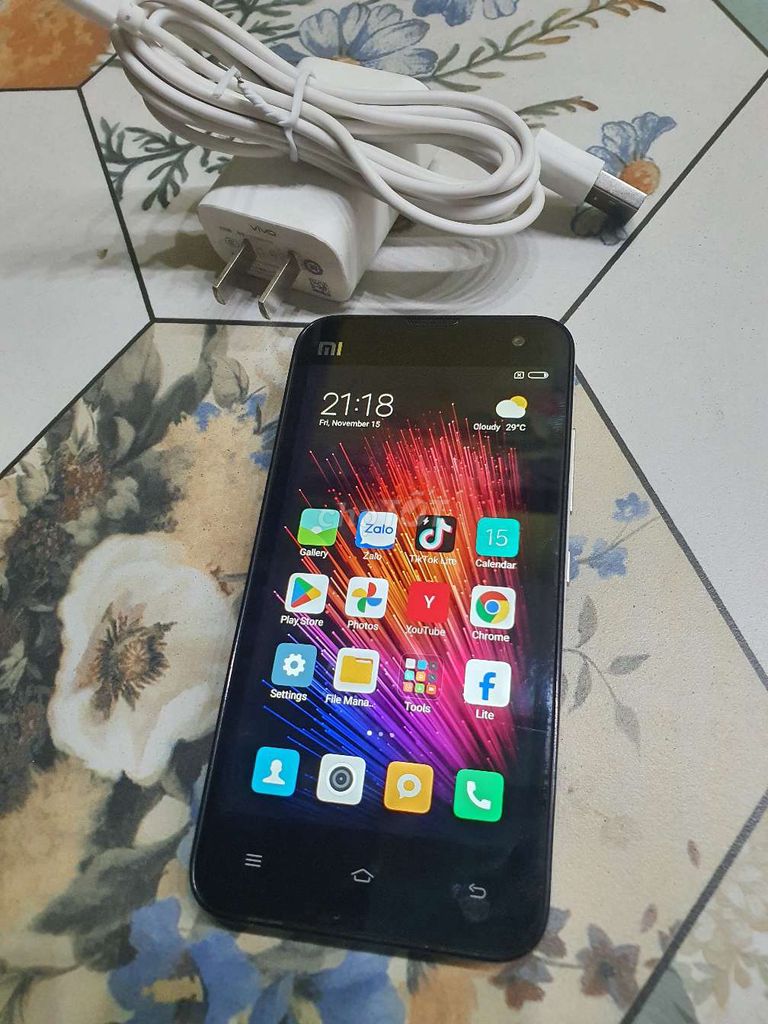 Mi 2S full zin đẹp kèm sạc