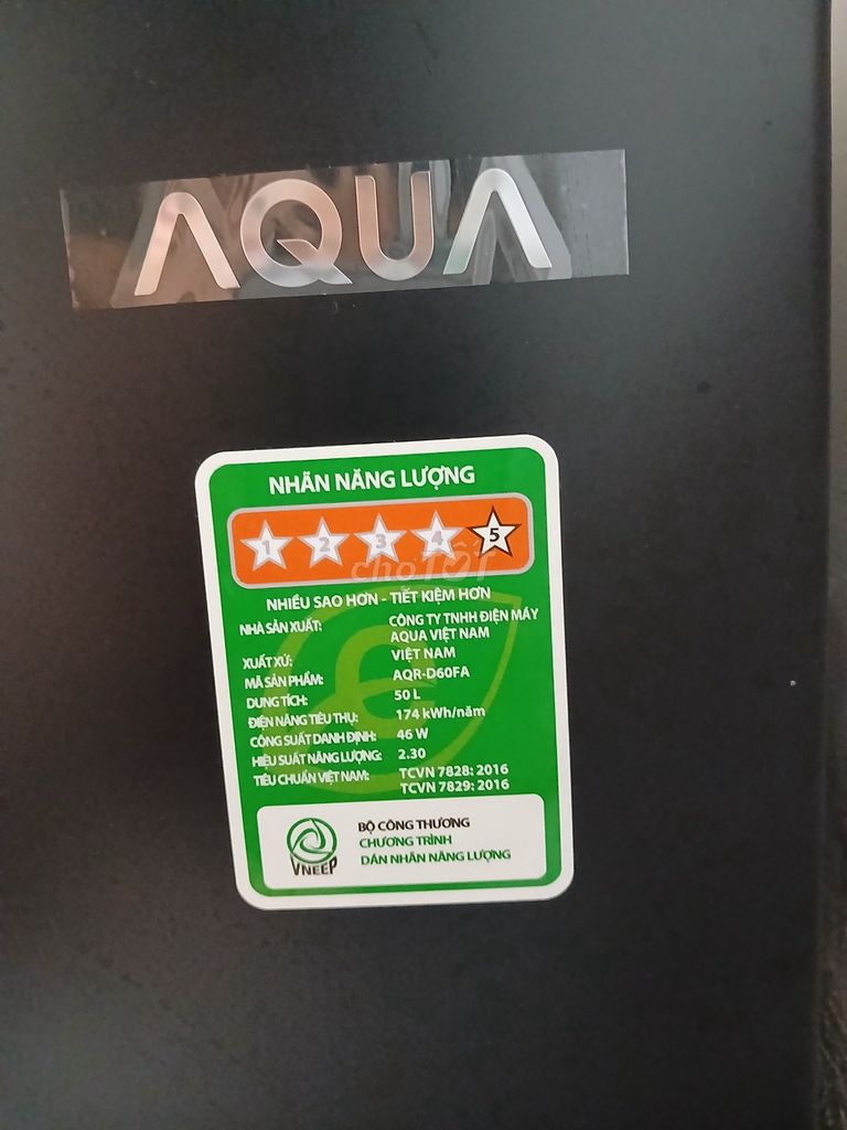 Tủ lạnh Aqua AQR-D60FA 50 Lít Đen. Mua bán Tủ lạnh tại Thành phố Bà Rịa Bà Rịa - Vũng Tàu được đăng bởi sang van hình 1