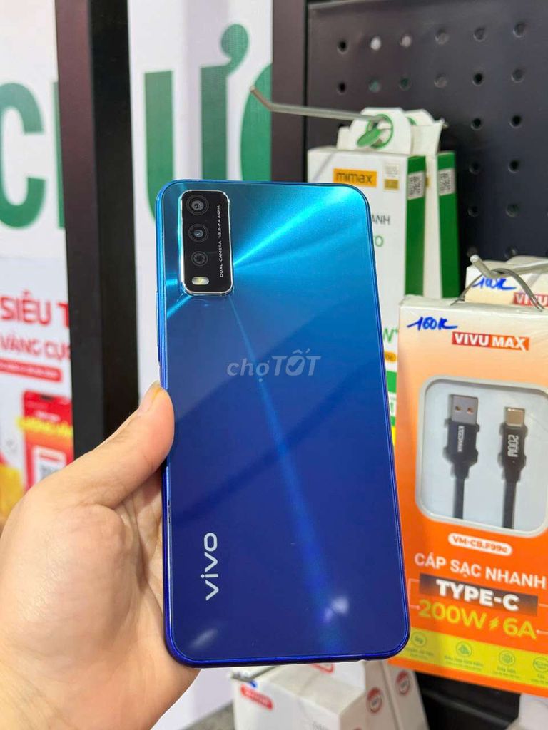 Vivo Y12s 3GB/32GB Xanh. Mua bán Điện thoại tại Thành phố Sóc Trăng Sóc Trăng được đăng bởi điện thoại giá sỉ 501lê Hồng Phong  hình 1