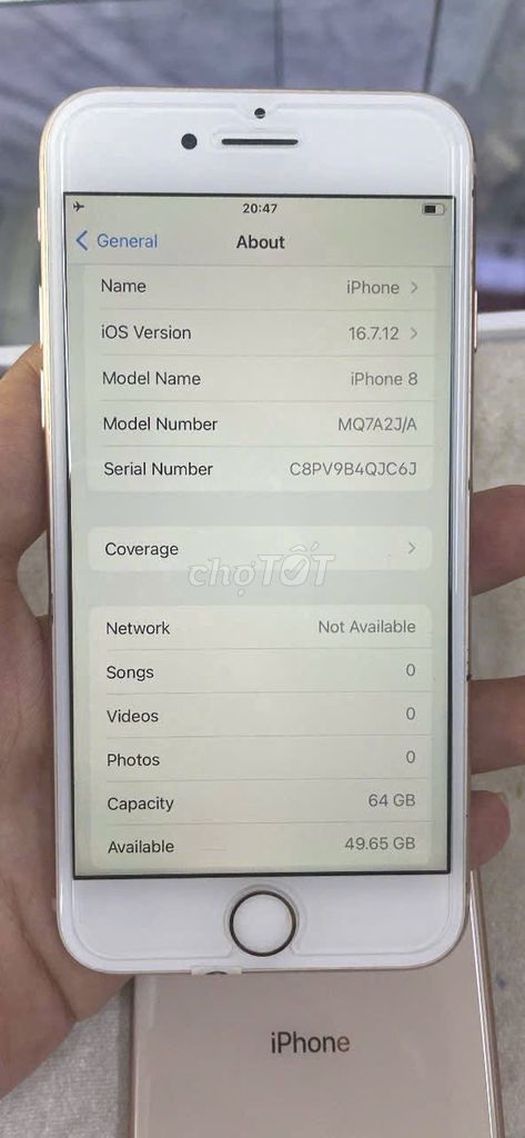 Apple iPhone 8 64GB Vàng Like New. Mua bán Điện thoại tại Quận Gò Vấp Tp Hồ Chí Minh được đăng bởi Hội Đồ Điện Tử hình 1