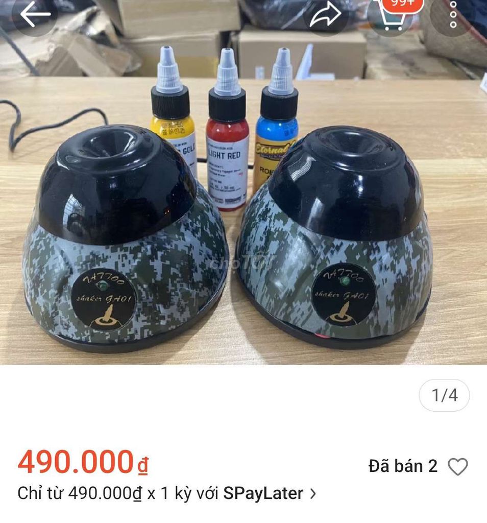 Máy lắc đều mực xăm Tattoo. Mua bán Đồ chuyên dụng, Giống nuôi trồng tại Huyện Bình Chánh Tp Hồ Chí Minh được đăng bởi ngọc ngọc hình 1