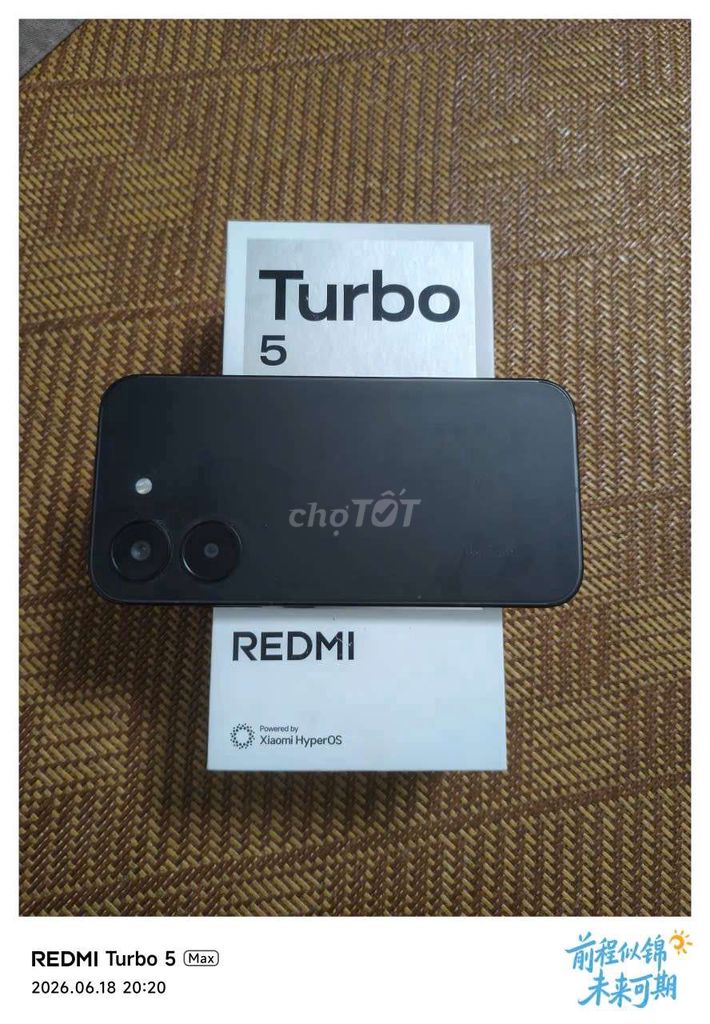 Xiaomi Redmi Turbo 5 Đen Đã sử dụng. Mua bán Điện thoại tại Quận 7 Tp Hồ Chí Minh được đăng bởi Thanh Tùng hình 1