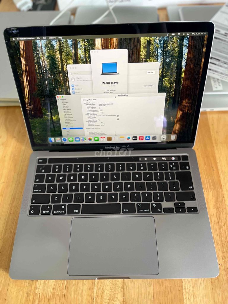 MacBook Pro M1 Ram 8GB Ssd 512GB. Mua bán Laptop tại Quận Sơn Trà Đà Nẵng được đăng bởi BƠ BƯ Macbook Cũ hình 1