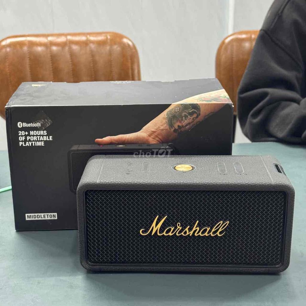 Loa Bluetooth Marshall Middleton Đen. Mua bán Tivi, Âm thanh tại Quận 5 Tp Hồ Chí Minh được đăng bởi Phan Thế Phong  hình 1