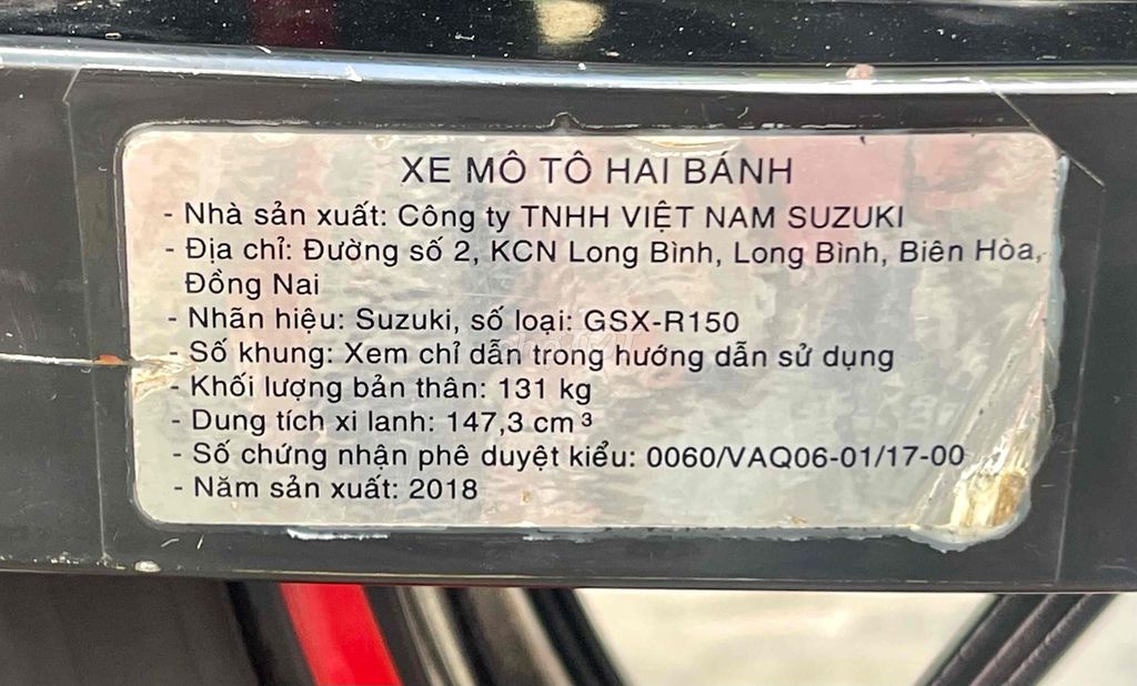 Suzuki GSX-R150 2019. Mua bán Xe máy tại Thành phố Vũng Tàu Bà Rịa - Vũng Tàu được đăng bởi Cao Trí hình 13