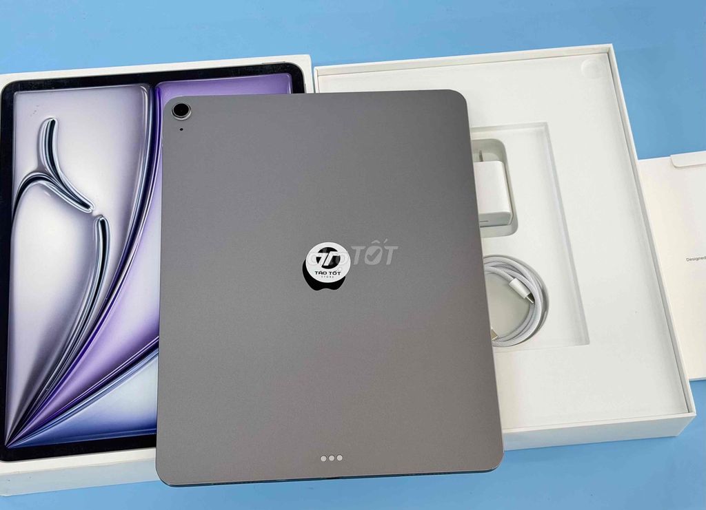 Apple iPad Air 7 (M3) 13 inch Xám 128GB BH 2027. Mua bán Máy tính bảng tại Quận 10 Tp Hồ Chí Minh được đăng bởi Táo Tốt Apple  hình 1