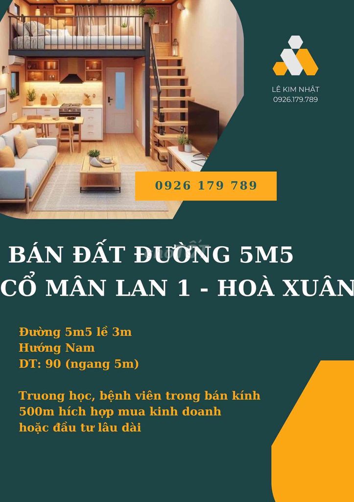 Chính chủ gữi bán đất mt đường 5m5 Cổ Mân Lan 1