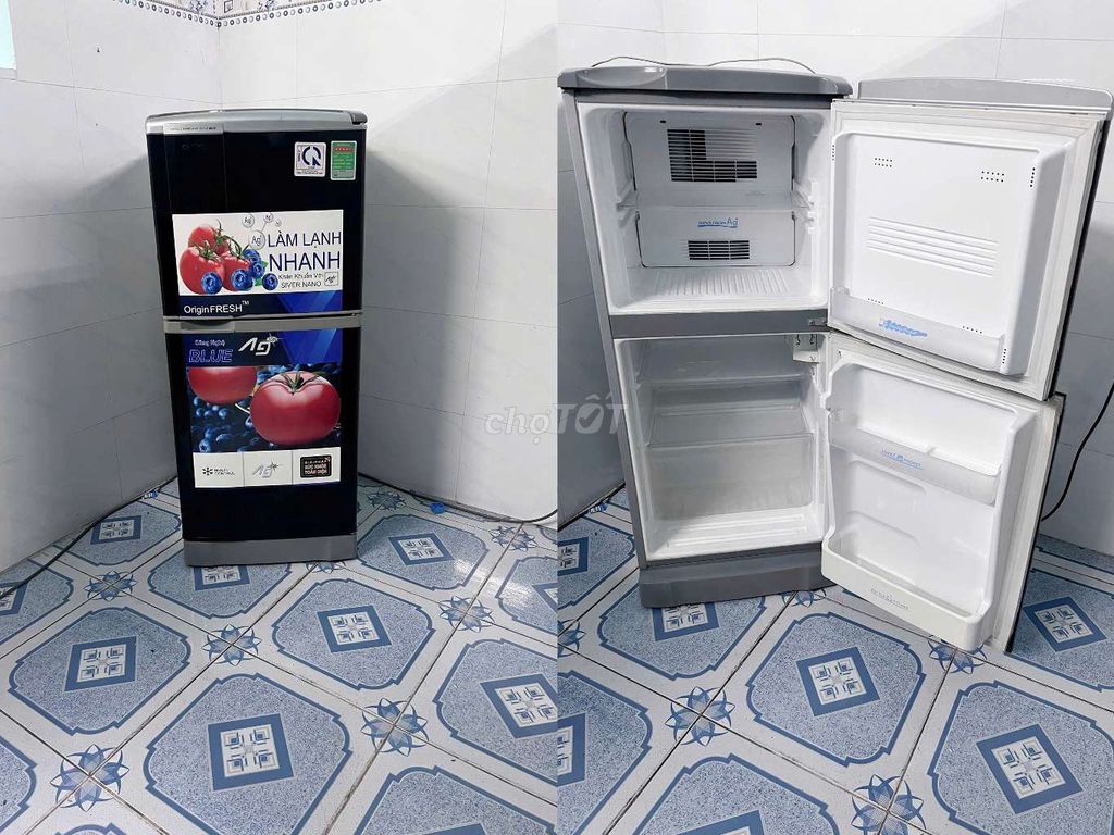 Tủ lạnh Sanyo Aqua 135L ko đóng tuyết🍉 . Mua bán Tủ lạnh tại Huyện Hóc Môn Tp Hồ Chí Minh được đăng bởi Phương Mai hình 1