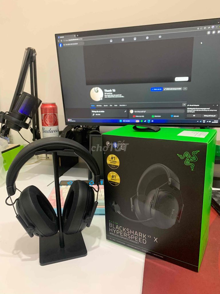 Tai nghe Razer BlackShark V3 X HyperSpeed. Mua bán Tivi, Âm thanh tại Huyện Cờ Đỏ Cần Thơ được đăng bởi ATUS GMP hình 1