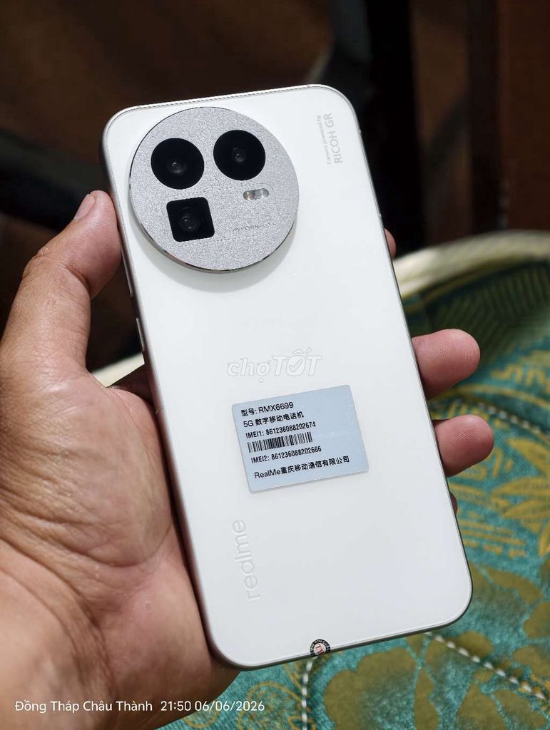 Realme GT 8 256GB Trắng. Mua bán Điện thoại tại Thành phố Mỹ Tho Tiền Giang được đăng bởi Tony Nguyen hình 1