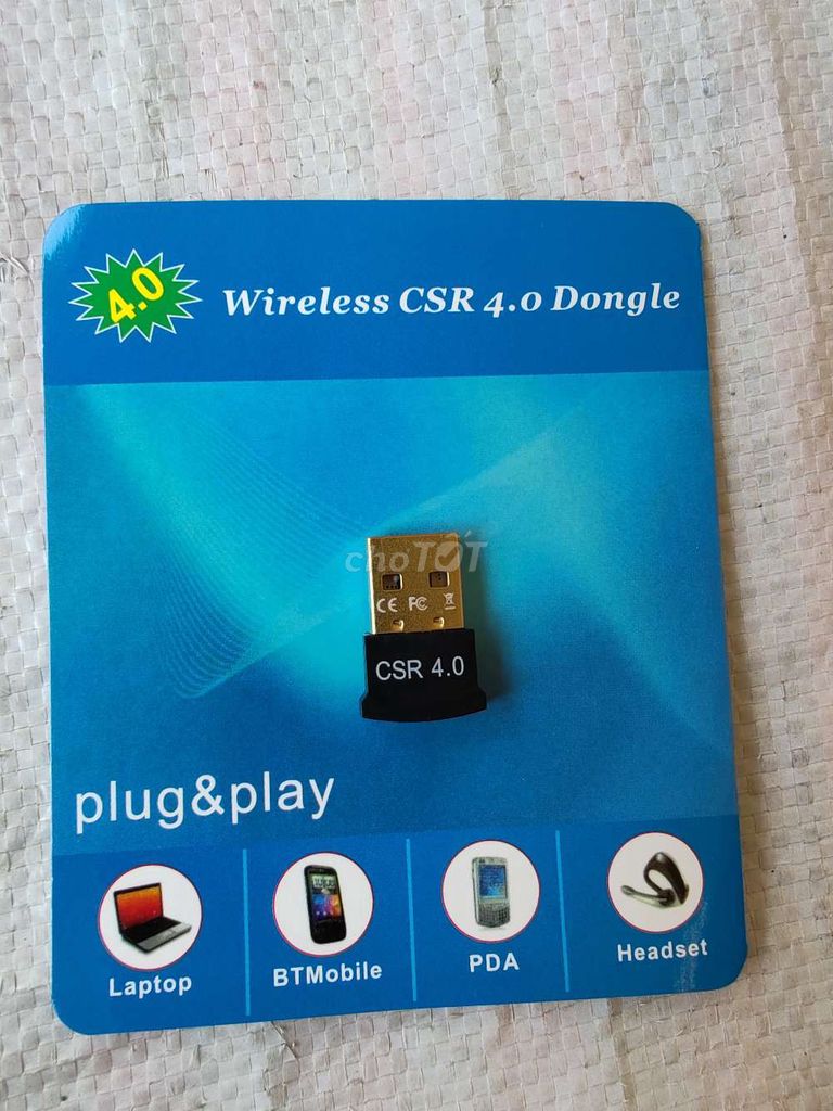 USB  Bluetooth CSR 4.0..Kết nối cho PC /Điện thoại