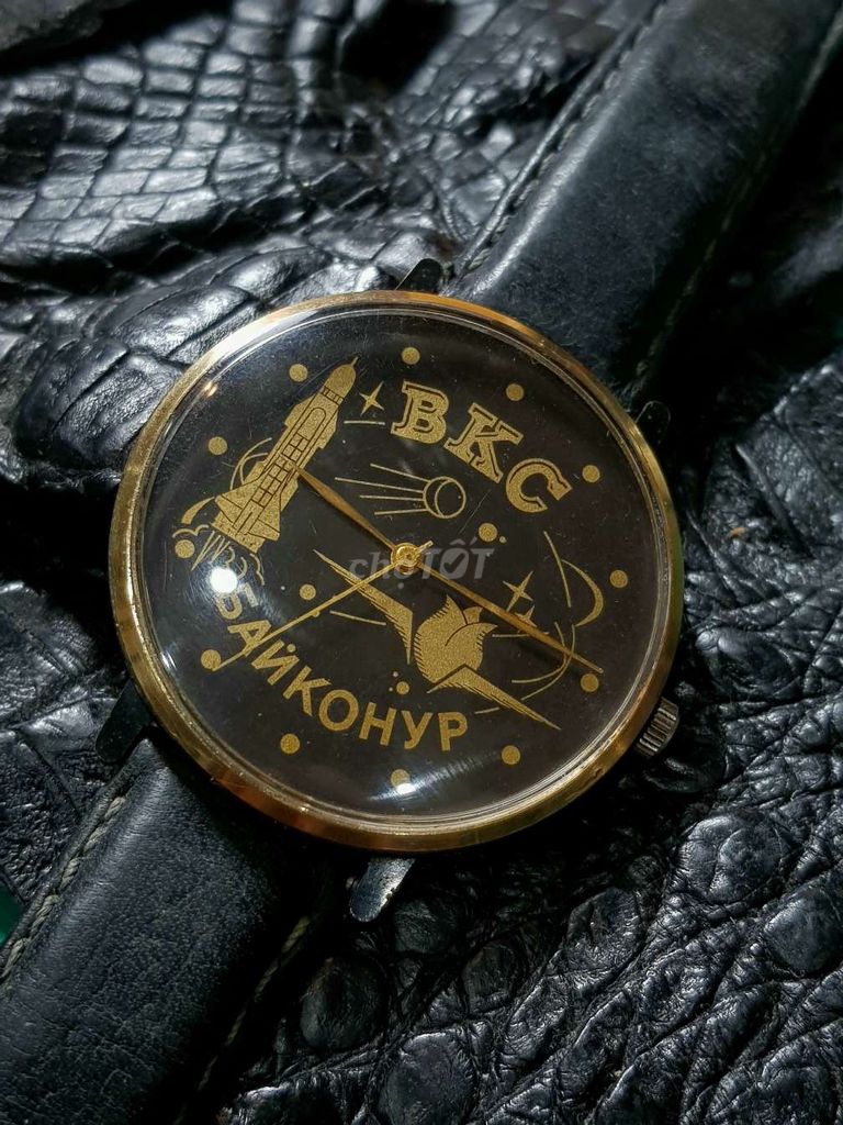 Đồng hồ Nga Zaria máy cót tay Baykonur