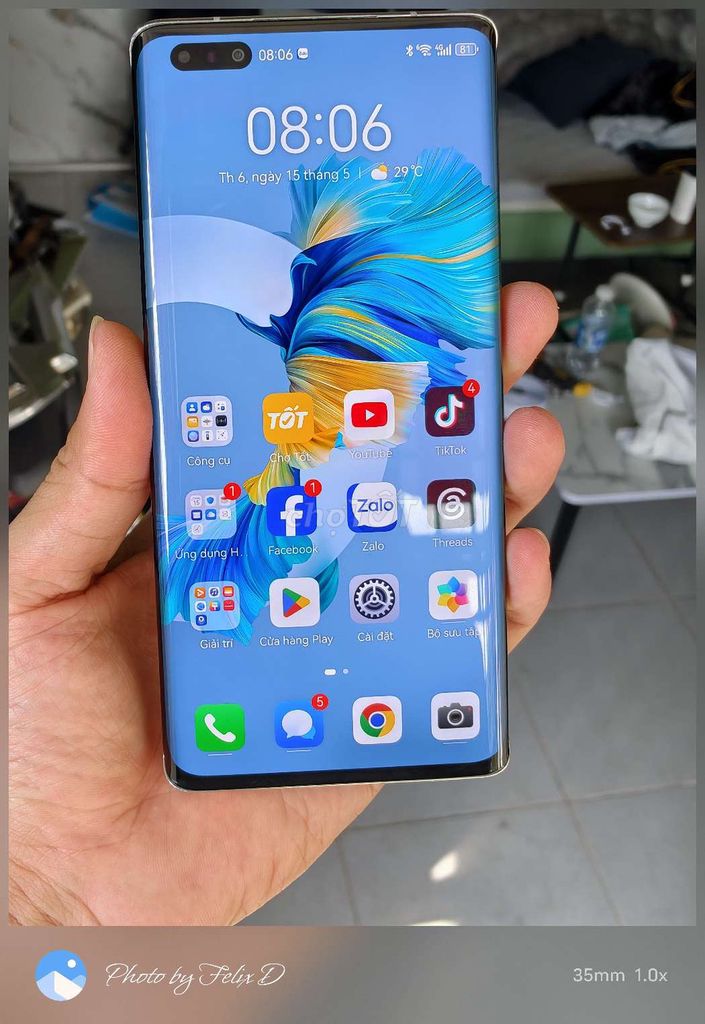 Huawei Mate 40 Pro 256GB Trắng. Mua bán Điện thoại tại Thành phố Thủ Đức Tp Hồ Chí Minh được đăng bởi Đình Hùng hình 1