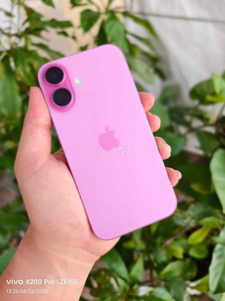 Apple iPhone 16 Hồng. Mua bán Điện thoại tại Thành phố Biên Hòa Đồng Nai được đăng bởi TH MOBILE hình 1