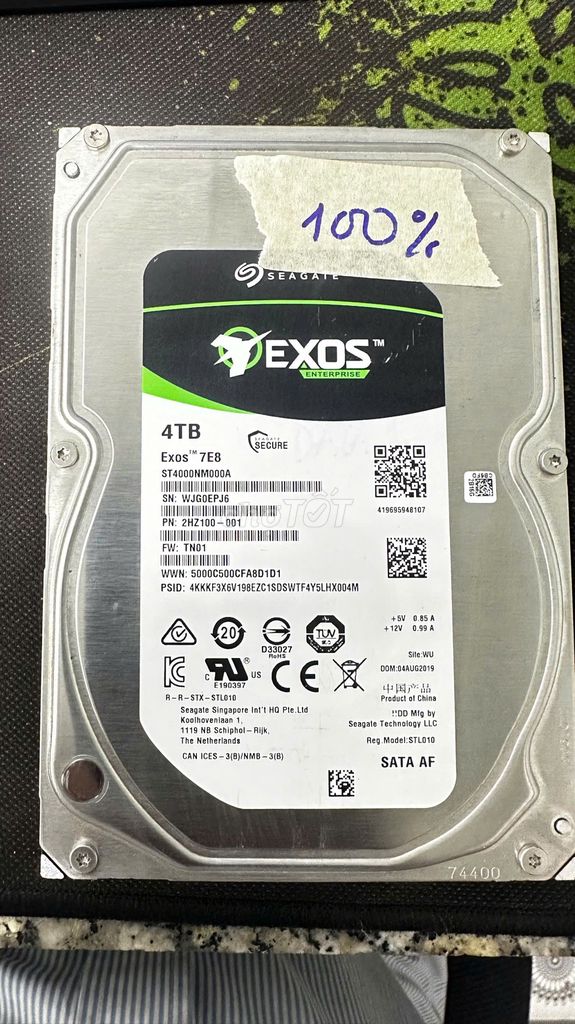Ổ cứng HDD Seagate 4TB SK 100%. Mua bán Linh kiện (RAM, Card...) tại Huyện Dầu Tiếng Bình Dương được đăng bởi Hoàng Võ hình 1