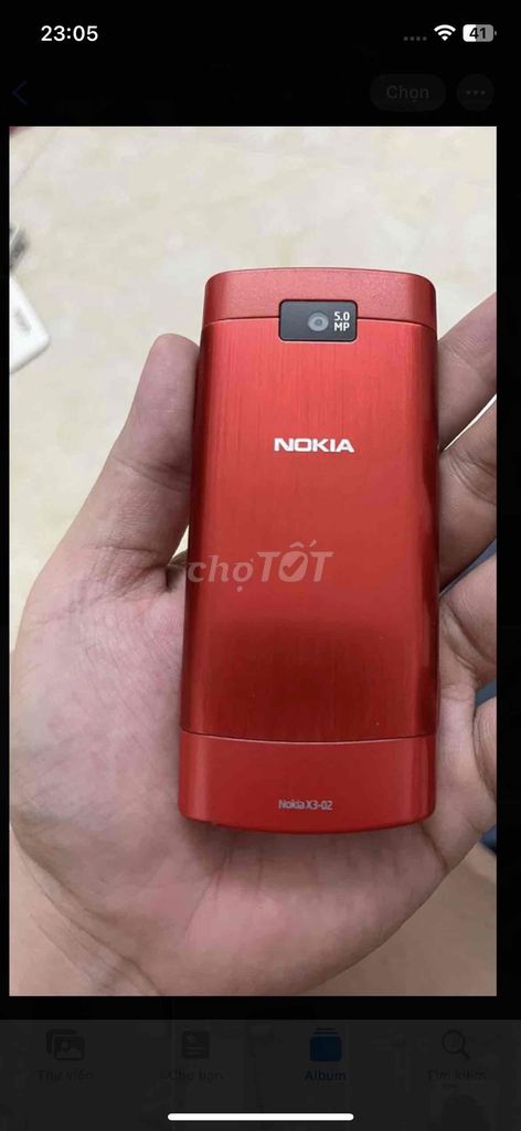Nokia X3-02 cảm ok vuốt để chạm thanh gọn