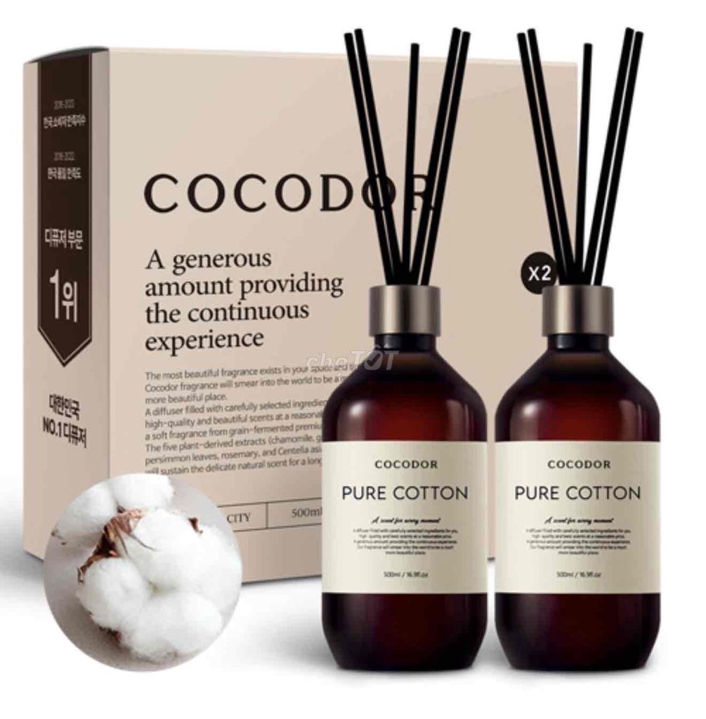Nước hoa khuếch tán COCODOR Pure Cotton. Mua bán Nước hoa tại Quận Đống Đa Hà Nội được đăng bởi Hoàng Thắng hình 1