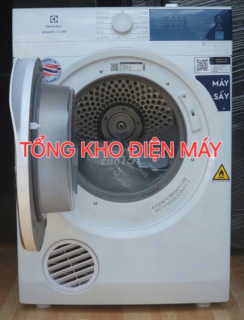 MÁY SẤY ELECTROLUX NEWSEAL BH HÃNG 2 NĂM