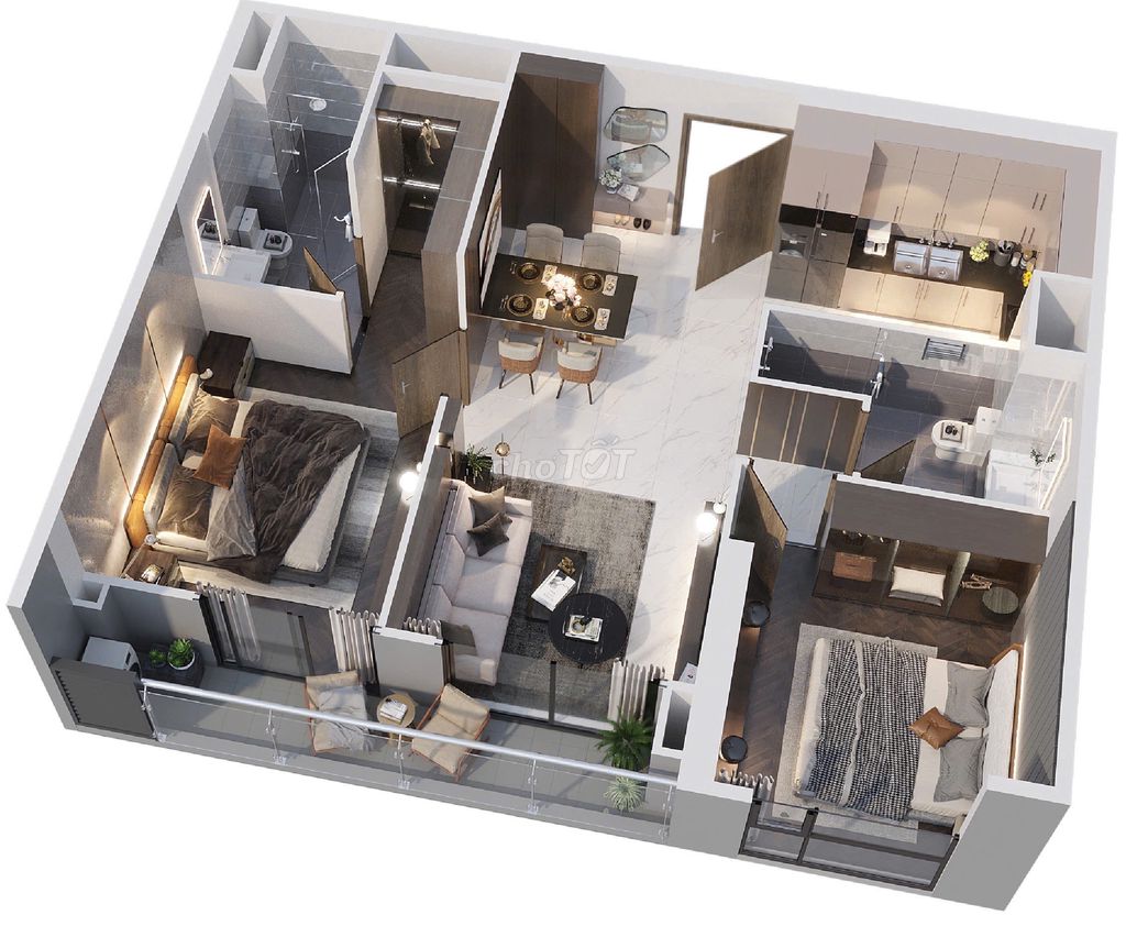 Bán Căn Hộ 2PN2WC DT 80m2 Giá 5 Tỷ The Beverly - Vinhomes Grand Park. Mua bán căn hộ/chung cư tại Thành phố Thủ Đức Tp Hồ Chí Minh được đăng bởi Bùi Trung Quân  hình 1