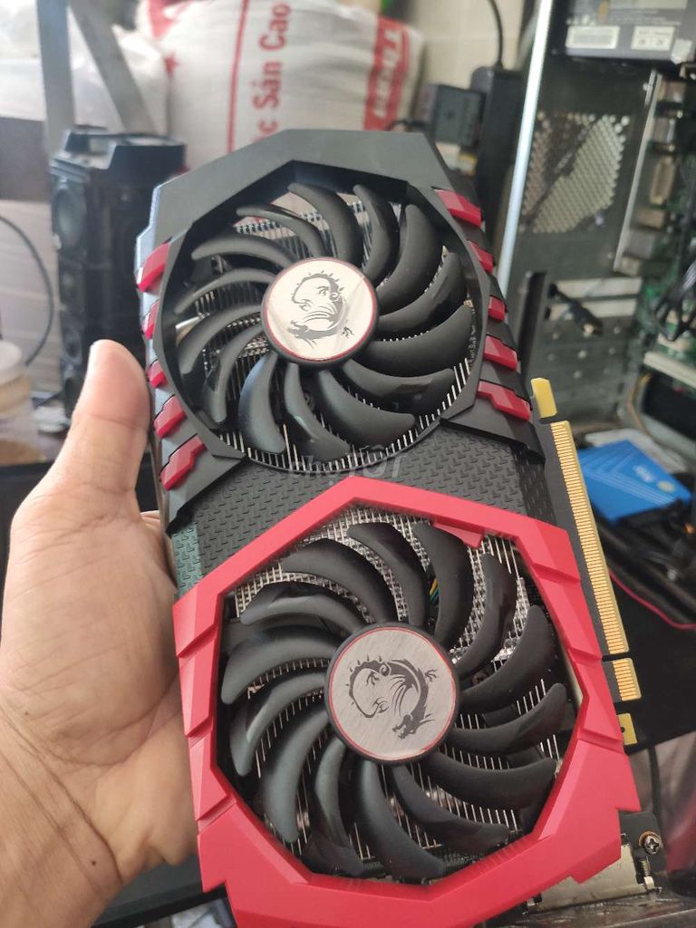 Card đồ họa MSI GTX 1050 Ti Gaming X. Mua bán Linh kiện (RAM, Card...) tại Huyện Tháp Mười Đồng Tháp được đăng bởi ĐỒ CŨ THÁP MƯỜI  hình 1