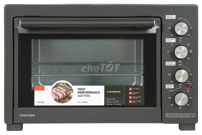 Lò nướng Toshiba 40 lít Xám. Mua bán Bếp, lò, đồ điện nhà bếp tại Thành phố Trà Vinh Trà Vinh được đăng bởi Lê Tấn Duy hình 1