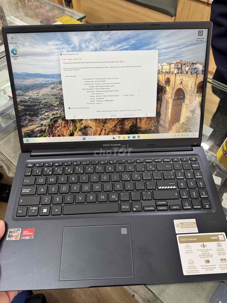 Asus Vivobook M1502 Ryzen 7 16GB/1TB. Mua bán Laptop tại Quận Đống Đa Hà Nội được đăng bởi Lê Khuyến hình 1