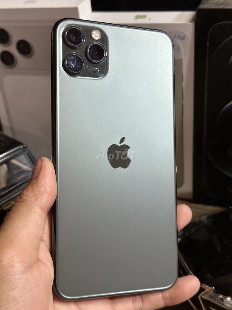 Thanh Lý iPhone 11 Pro Max 256GB Xanh Midnight. Mua bán Điện thoại tại Huyện Lâm Hà Lâm Đồng được đăng bởi Tan David hình 1