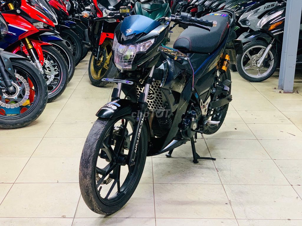 XE MÁY THỊNH PHÁT - SUZUKI RAIDER XANH THAN ĐỘ ĐẸP