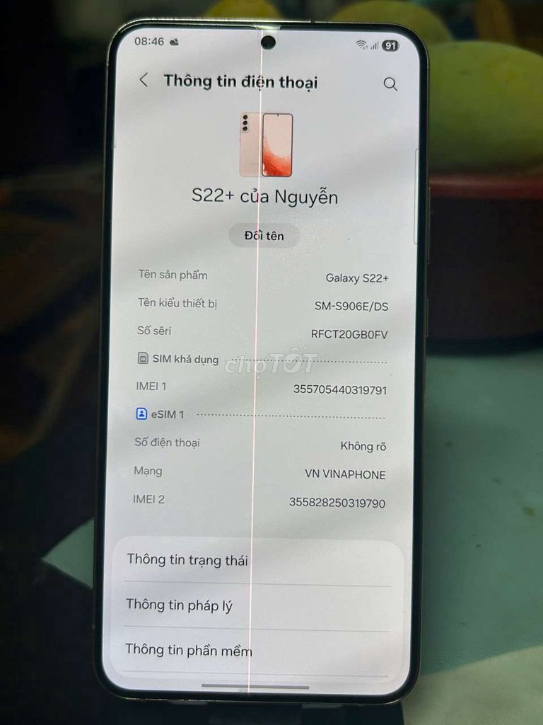 Samsung Galaxy S22 Plus Hồng. Mua bán Điện thoại tại Thành phố Thủ Đức Tp Hồ Chí Minh được đăng bởi Vũ hình 1