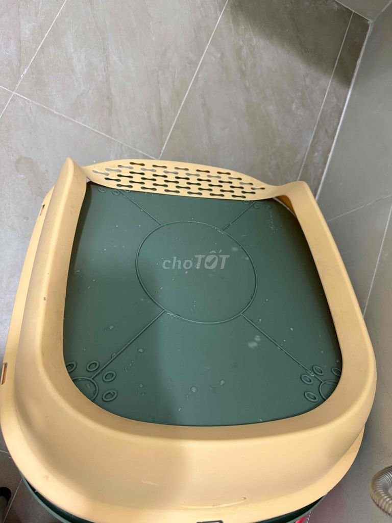 Thau cát nhựa Vàng kem, Xanh rêu còn mới. Mua bán Phụ kiện, Thức ăn, Dịch vụ tại Quận 1 Tp Hồ Chí Minh được đăng bởi Heo Con hình 1