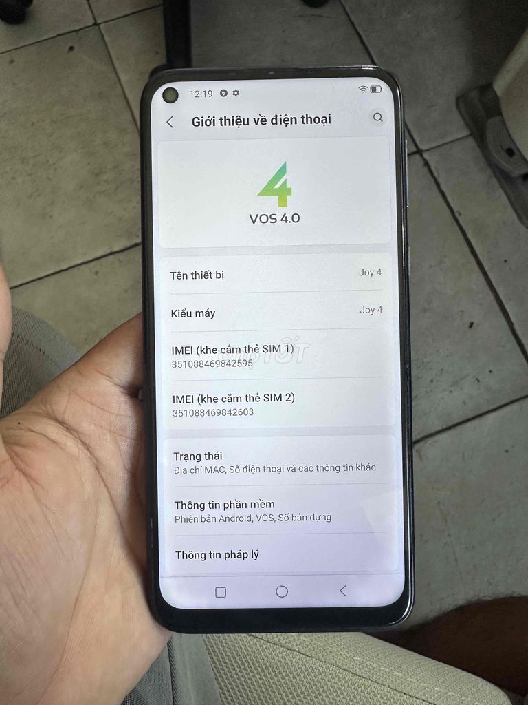 Vsmart Joy 4 4/64Gb. Mua bán Điện thoại tại Quận Liên Chiểu Đà Nẵng được đăng bởi Trần Dần hình 1